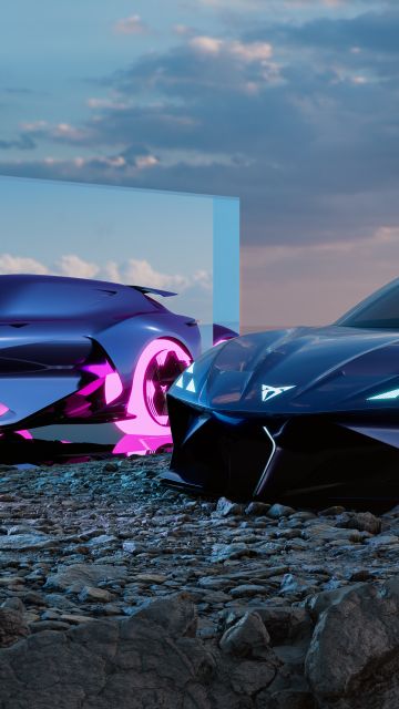 Cupra DarkRebel, Electric Sports cars, Concept cars, Futuristic, 5K, 2023