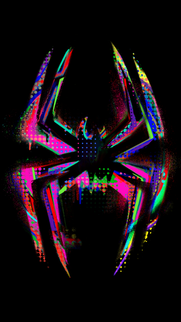 Spider-Man: Across the Spider-Verse, Cover Art, 5K, 8K, Black background, Spiderman