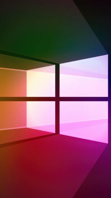 Windows 10, Colorful background, 5K