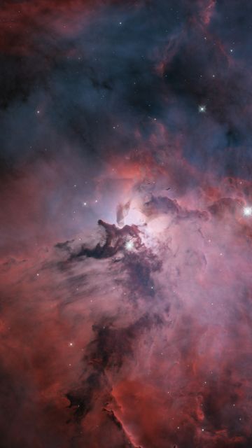 Lagoon Nebula, Interstellar cloud, Constellation, Astronomical, 5K, 8K