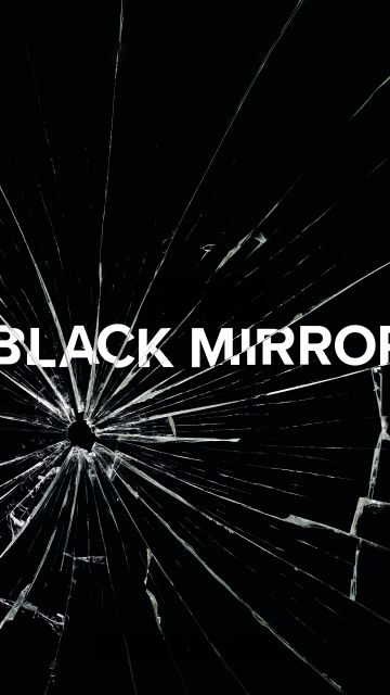 Black Mirror, TV series, Sci-Fi series, Black background