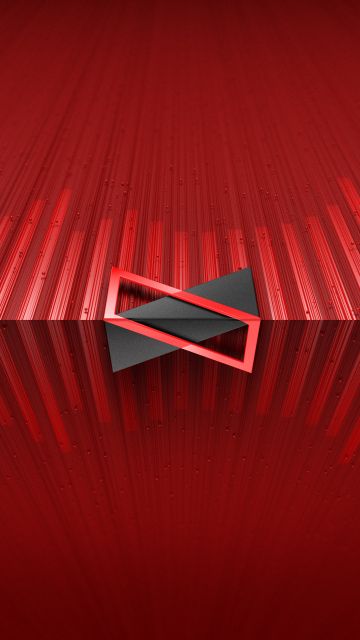 MKBHD, Red abstract, 3D background, 5K