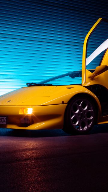 Lamborghini Diablo, Sports car, 5K
