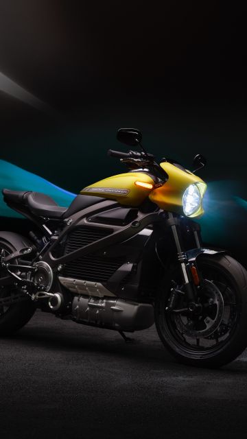 Harley-Davidson LiveWire, 8K, Electric motorcycle, 5K, Dark background