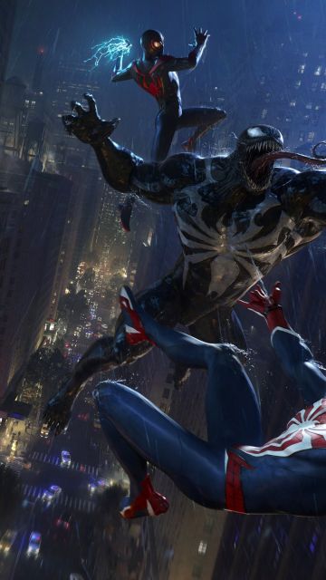 Marvel's Spider-Man 2, Venom, Miles Morales, Spider-Man, PlayStation 5, Spiderman