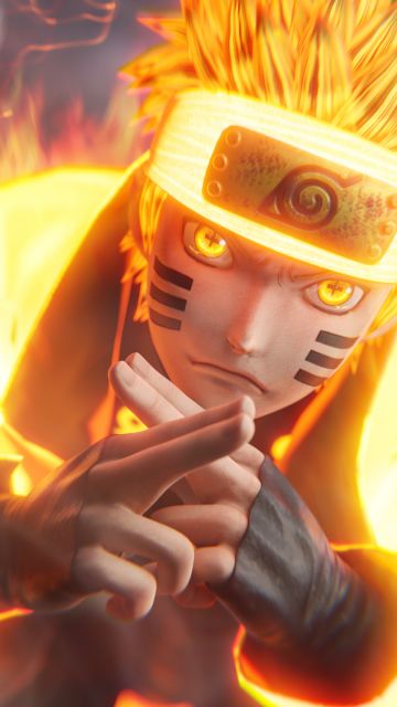 Naruto Uzumaki, 3D Render, Rikudo Sennin Modo, Six Paths Sage Mode