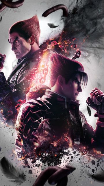 Tekken 8, Key Art, 2023 Games, Jin, Kazuya Mishima