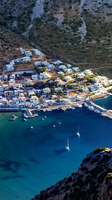 Sifnos, Greece, Island, Tourist attraction, Aerial view