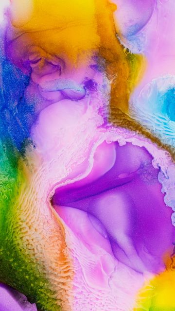 Liquid art, Pearl ink, Colorful, Fluid, Backgrounds