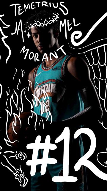 Ja Morant, American basketball player, 5K, Memphis Grizzlies
