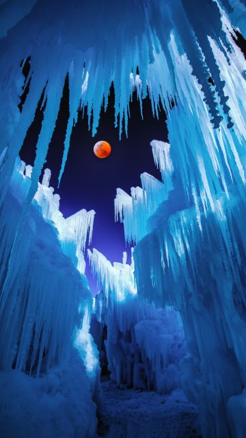 Ice Castles, Eclipse, Tourist attraction, Utah, Aesthetic
