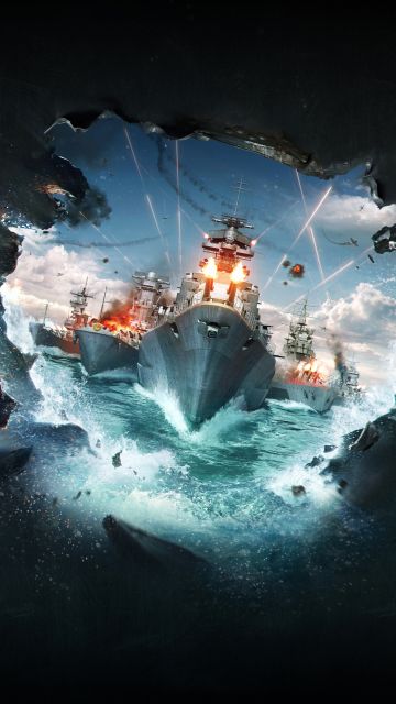 World of Warships, Video Game, 5K, Game Art