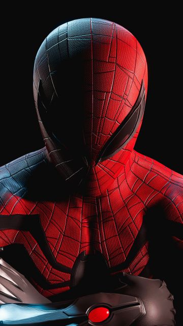 Marvel's Spider-Man 2, Black background, Spiderman