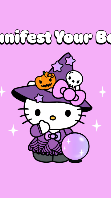 Hello Kitty, Halloween costume, 5K, Pastel pink, Sanrio