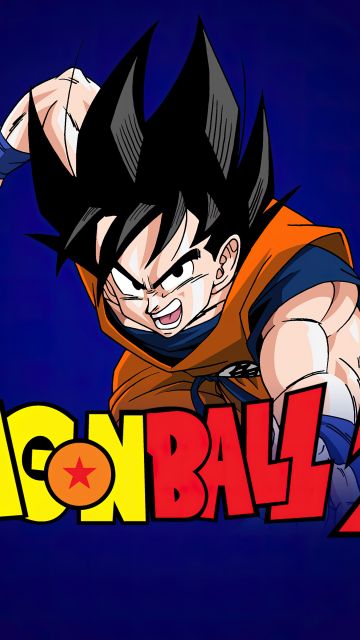 Dragon Ball Z, 8K, Son Goku, 5K, Blue background