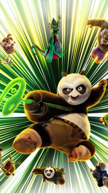 Kung Fu Panda 4, 2024 Movies, 5K, Animation movies