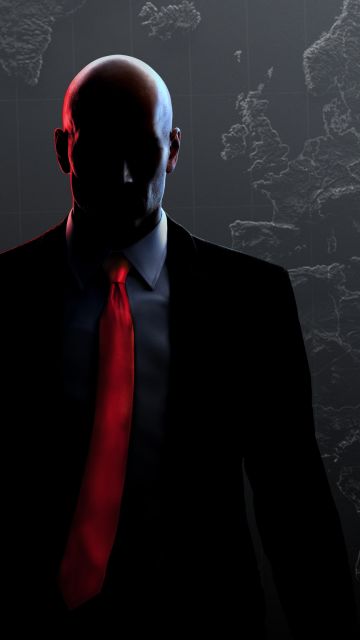 Agent 47, Hitman, Dark theme, Video Game