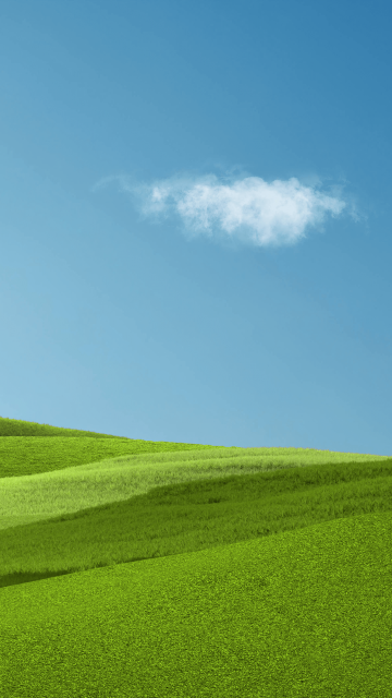 Aesthetic, Landscape, Grass field, Green Grass, Clear sky, Blue Sky, Microsoft Surface Pro X, Stock
