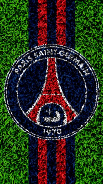 Paris Saint-Germain, Landscape, Green Grass, Logo, Football club
