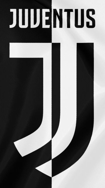 Juventus FC, Monochrome background, Black and White, 5K, Logo, Football club