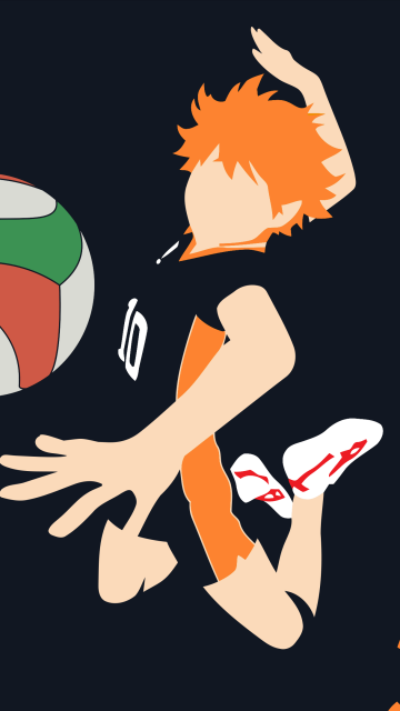 Shoyo Hinata, Minimalist, Haikyuu, Faceless, Volleyball