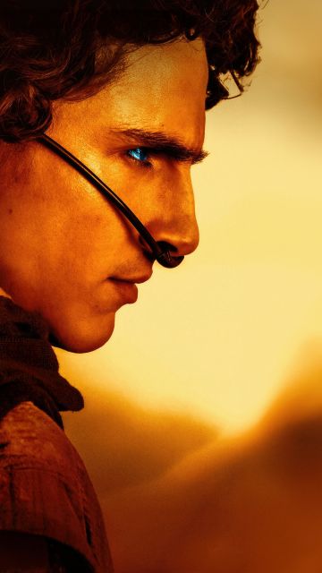 Timothée Chalamet as Paul Atreides, Dune 2, 5K, 2024 Movies, Dune: Part Two
