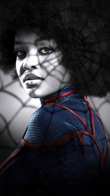 Madame Web, Spider-Girl, 2024 Movies, Dark background, 5K