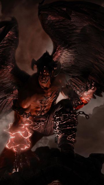 Tekken 7, Devil Jin, Dark abstract