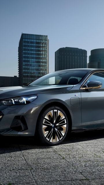BMW i5 M Sport, 2024, Luxury electric cars, Electric Sedan, 5K, 8K