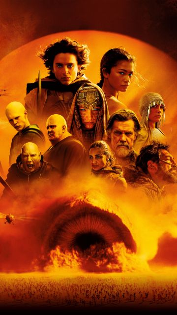 Dune 2, Movie poster, 5K, 2024 Movies, Dune: Part Two