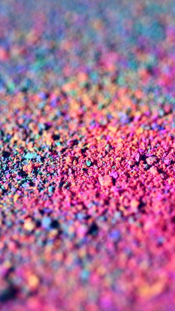 Chalk dust, Colorful, Bokeh, Macro, 5K
