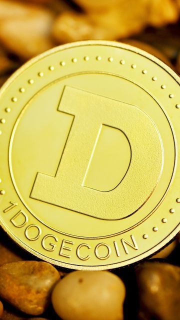 Golden, Dogecoin, 5K, Cryptocurrency, 8K, Gold coins