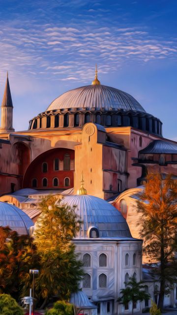 Hagia Sophia, Istanbul, Turkey, Ancient architecture, Islamic