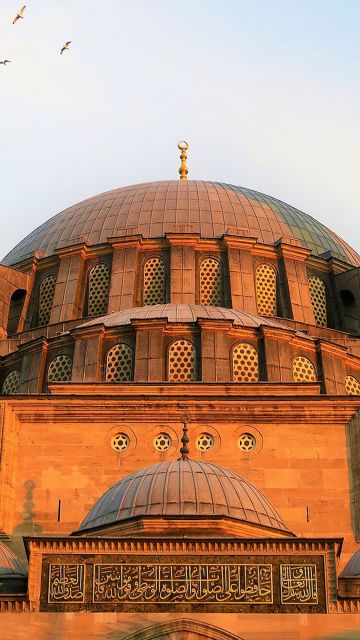 New Mosque, Istanbul, Turkey, Ancient architecture, Dome