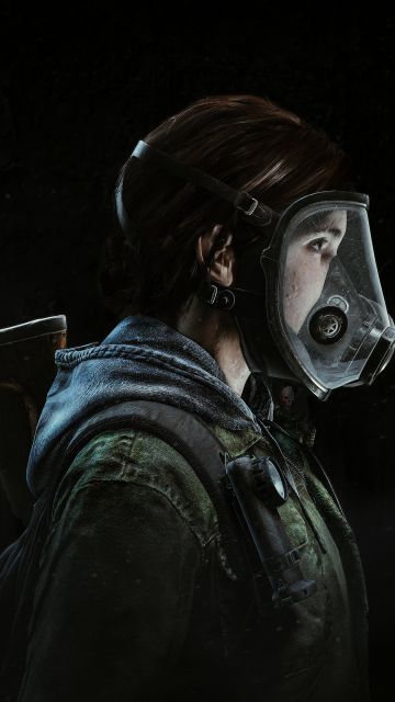 Ellie Williams, The Last of Us Part II, Dark background, 5K