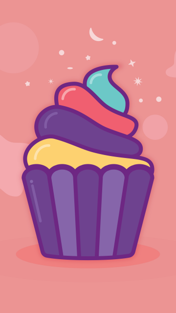 Ice cream, 12K, Pastel pink, Colorful, Illustration, 10K, 5K, 8K, Minimalist