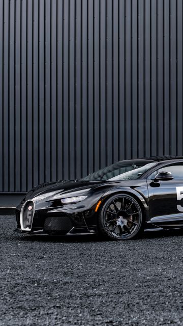 Bugatti Chiron Super Sport, 2024, Black cars, 5K