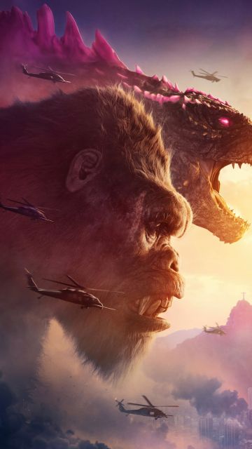 Godzilla x Kong: The New Empire, Movie poster, 5K, 8K, 2024 Movies