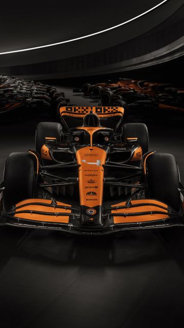 McLaren MCL38, F1 Cars, Dark background, 2024, Formula One cars