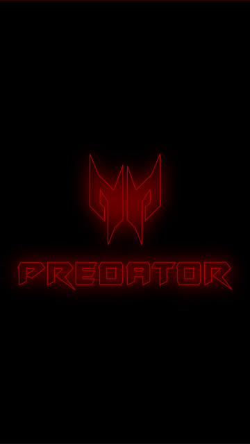 Acer Predator, AMOLED, Black background