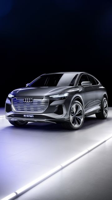 Audi Q4 Sportback e-tron, Electric SUV, Concept cars, 2020, 5K