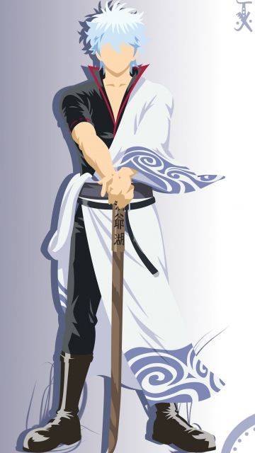 Gintoki Sakata, Faceless, Minimal art, Gintama