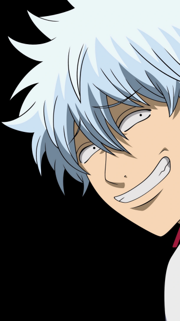 Gintoki Sakata, Black background, Gintama