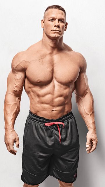 John Cena, Bodybuilder, WWE Wrestler, White background