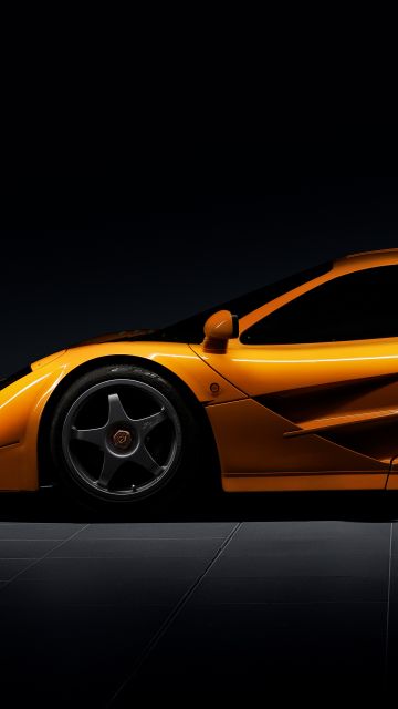 McLaren F1, 5K, Dark background