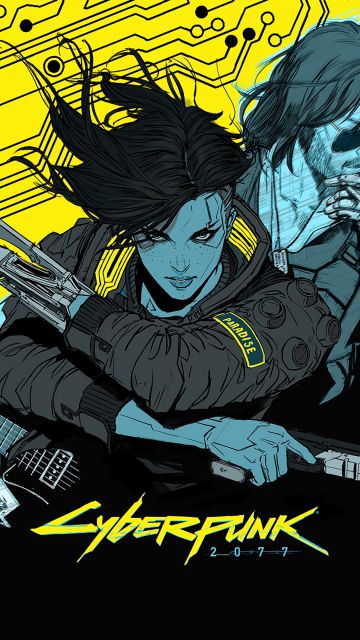 V (Cyberpunk), Johnny Silverhand, Cyberpunk 2077, Game Art