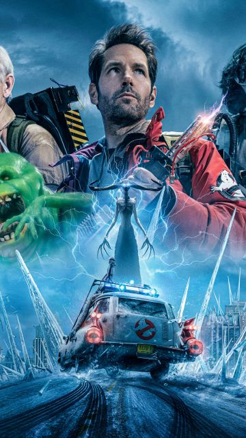 Ghostbusters: Frozen Empire, Movie poster, 2024 Movies, 4K, 8K