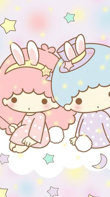 Adorable, Little Twin Stars, Kiki and Lala, Pastel, Aesthetic, Cartoon, Sanrio