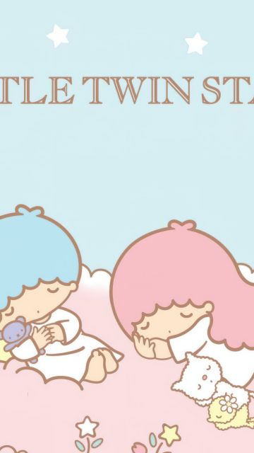 Kiki and Lala, Sleeping, Little Twin Stars, Cartoon, Sanrio