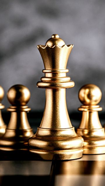 King (Chess), Chessboard, Pawn (Chess), Ultrawide, 5K, Chess pieces